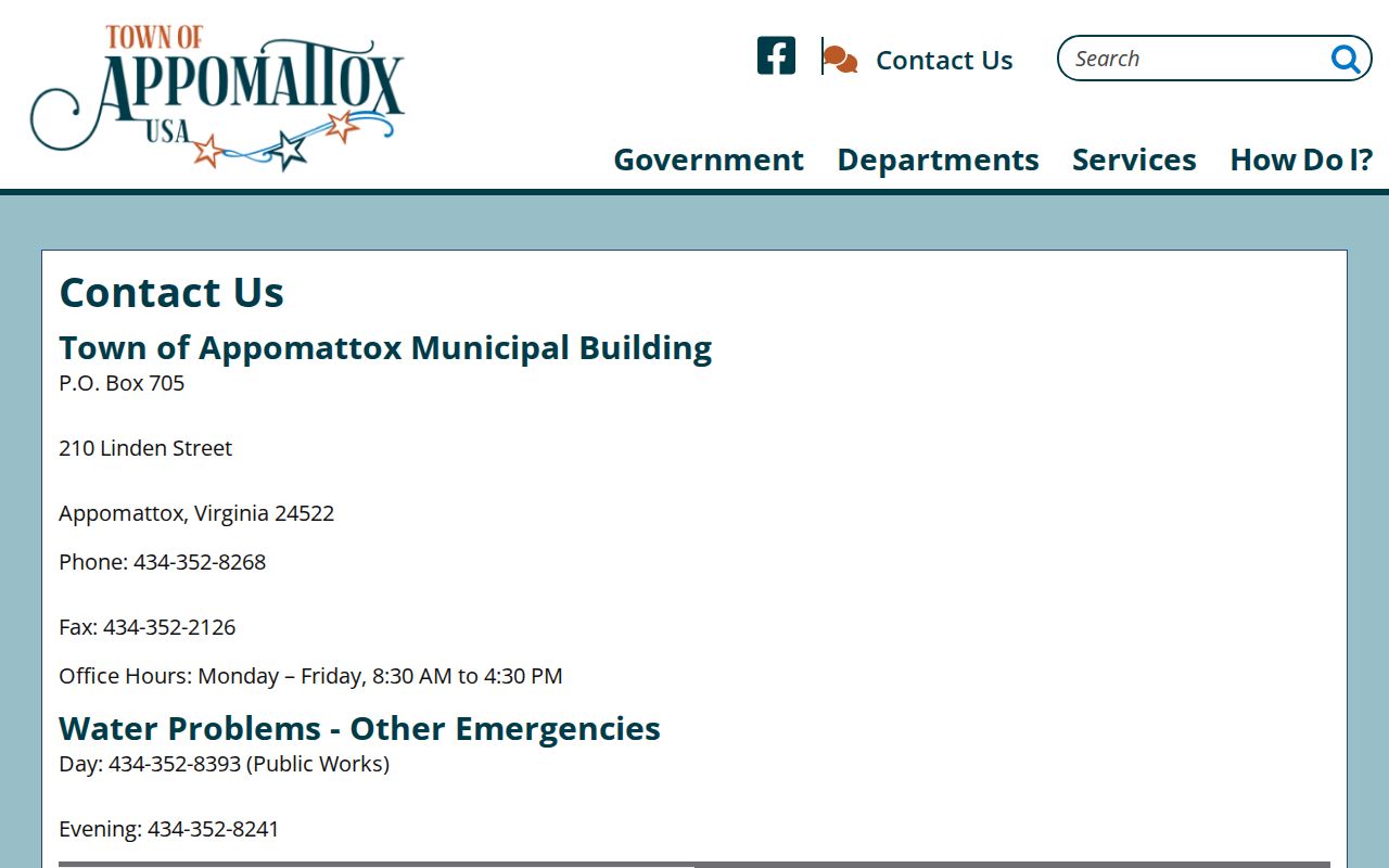 Appomattox warrant records and the Town of Appomattox municipal building